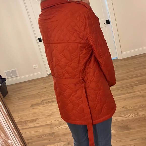 Lands' End Women's Quilted Jacket - Burnt Orange - Size XL - Picture 3 of 13
